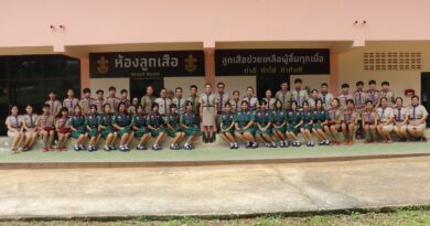 รับการประเมิน “โรงเรียนดีวิถีลูกเสือ